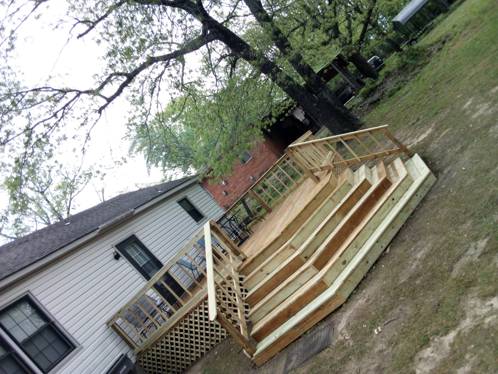 A brand new deck